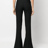 Ambush Black Slim Front Slit Trousers