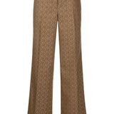 Marine Serre Brown Moon Diamant Trousers