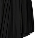 Off-White Black Belted Pleated Skirt
