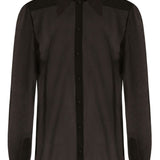 Dolce And Gabbana Black Silk Shirt