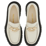 Ferragamo Gancini-plaque Leather Loafers
