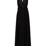 Dolce and Gabbana Black Applique Dress