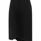 Saint Laurent Pleated Midi Skirt