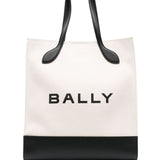 Bally logo print tote bag