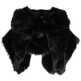 Comme Des Garçons Black Fur Blouse