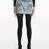 Balenciaga Cagole denim miniskirt