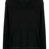 GANNI Black Drop Shoulder Sweatshirt