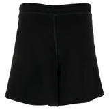 Ganni logo-patch shorts