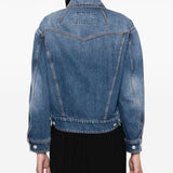 Alexander McQueen Cropped denim jacket
