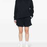 GANNI Blue Drawstring Waist Shorts