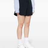GANNI Blue Drawstring Waist Shorts