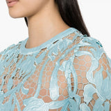 Self-Portrait Flared midi dress