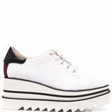 Stella McCartney White Sneakers Featuring Ridged Soles
