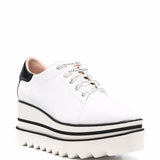 Stella McCartney White Sneakers Featuring Ridged Soles
