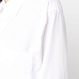 Maison Margiela White Longline Poplin Shirt