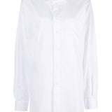 Maison Margiela White Longline Poplin Shirt