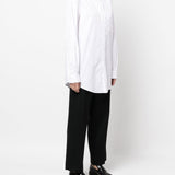 Maison Margiela White Longline Poplin Shirt