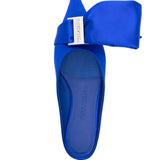 Ferragamo asymmetric-bow Satin Mules