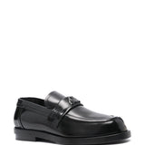 Alexander McQueen logo-plaque Leather Loafers