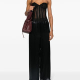 Ferragamo Black High Waisted Trousers