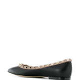 Valentino Garavani Rockstud-embellished ballerina shoes