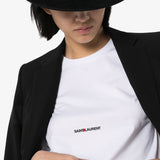 Saint Laurent logo print T-shirt