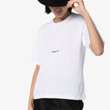 Saint Laurent White Signature Logo Tee