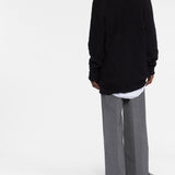 Maison Margiela Four-stitch brushed jumper