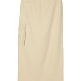Filippa K Beige Cargo Pocket Skirt