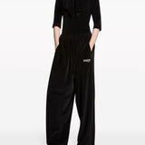 Balenciaga logo embroidered track pants