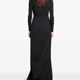 Balenciaga slit tailored maxi skirt