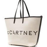 Stella McCartney Logo canvas tote bag