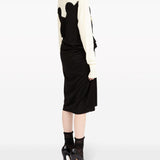 Maison Margiela Black Numbers Motif Dress