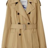 Burberry Belted Cotton Trench Coat