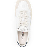 Autry White Medalist Suede Panel Sneakers