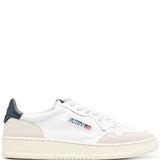 Autry White Medalist Suede Panel Sneakers