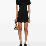 Marine Serre Black Asymmetric Dress
