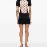 Marine Serre Black Asymmetric Dress