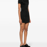 Marine Serre Black Asymmetric Dress