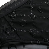 Marine Serre Black Flocked Moonogram Briefs