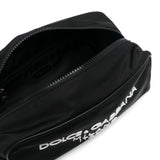 Dolce & Gabbana Nylon toiletry bag with rubberized logo
