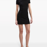 Palm Angels Black Mini Dress Open Back
