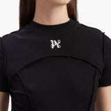 Palm Angels Black Mini Dress Open Back