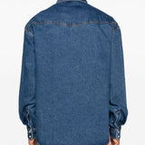 Palm Angels Shirts Blue
