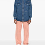 Palm Angels Shirts Blue