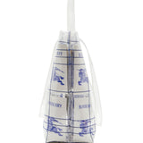 Burberry EKD logo-tag Transparent Tote Bag