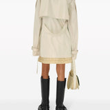 Burberry Short silk trench coat