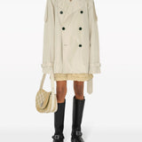 Burberry Short silk trench coat