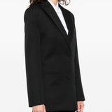 Off White Virgin Wool Blazer