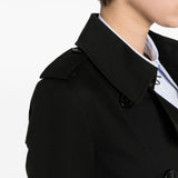 Burberry Black Double-Breasted Coat